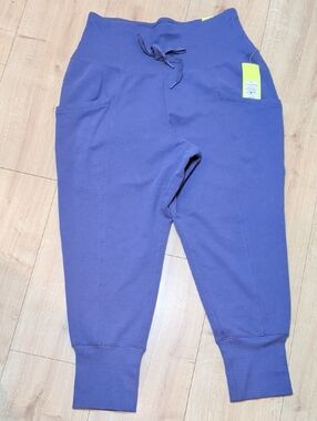 All In Motion Purple Drawstring Jogger Pants